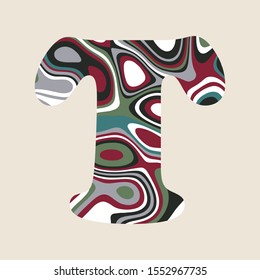 RANDOM COLORED ENGLISH ALPHABET LETTER