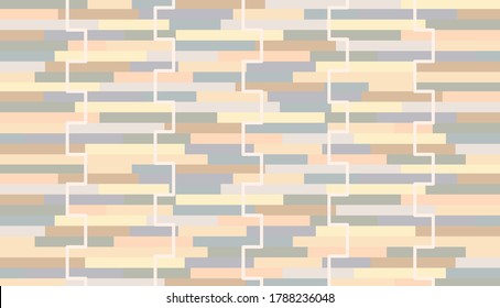 Random colorful brick seamless pattern background. vector illustration