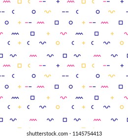 Random colorful geometric pattern