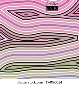 Random colorful lines in vector format. Abstract background or design element.