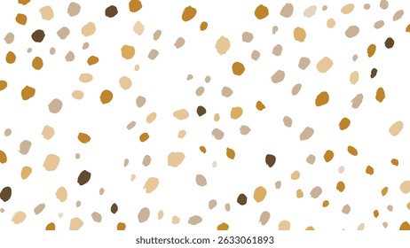 Random colorful Small polka dot seamless pattern transparent background vintage vector design