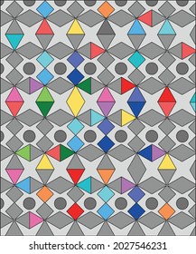 random colors abstract design pattern 
