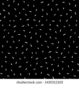 Random dash pattern minimal for package, design, postcards, covers. Vector illustration