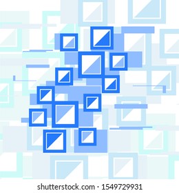 Random Data Pixel Technology Background Illustration