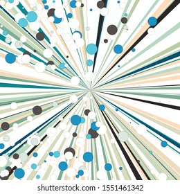 Random Distribution of Colorful Lines Computational Generative Art background illustration