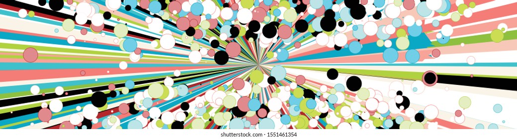 Random Distribution of Colorful Lines Computational Generative Art background illustration