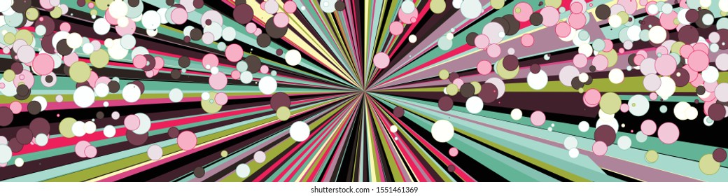 Random Distribution of Colorful Lines Computational Generative Art background illustration