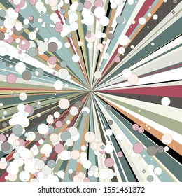 Random Distribution of Colorful Lines Computational Generative Art background illustration