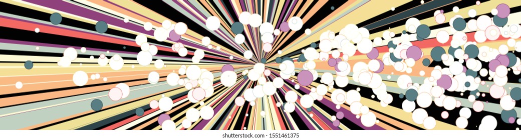 Random Distribution of Colorful Lines Computational Generative Art background illustration