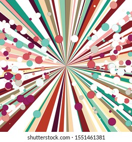 Random Distribution of Colorful Lines Computational Generative Art background illustration