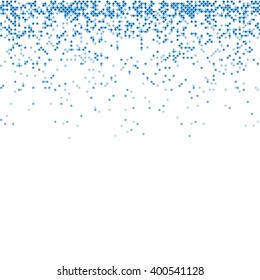 Random Dot Pixels Vector Background