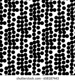 Random dots background.Seamless pattern. Vector.
