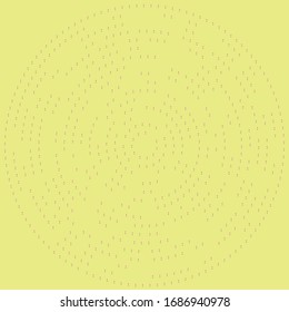 Random dots, circles abstract. Speckles, dotted radial, radiating, circular geometric illustration. Polka-dots, pointillist, pointillism design element