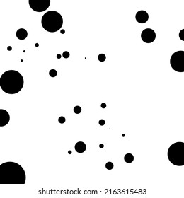 Random dots, circles, dotted pattern, texture vector. Stipple, stippling pointillist backdrop