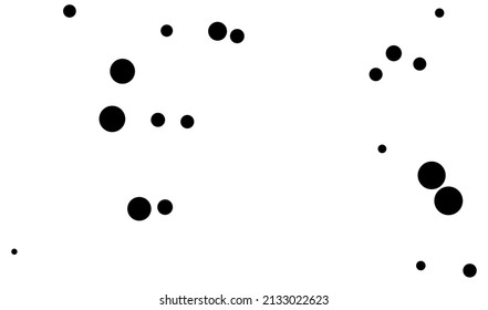 Random dots, circles. Dotted, speckles pattern. Pointillist, pointillism background. Stipple, stippling texture