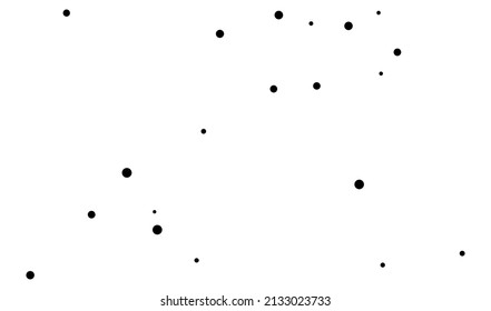 Random dots, circles. Dotted, speckles pattern. Pointillist, pointillism background. Stipple, stippling texture