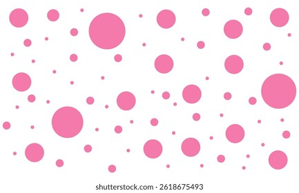Random dots, circles. Dotted, speckles pattern. Pointillist, pointillism background. Stipple, stippling texture. Vector isolated on white background.