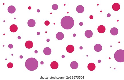 Random dots, circles. Dotted, speckles pattern. Pointillist, pointillism background. Stipple, stippling texture. Vector isolated on white background.
