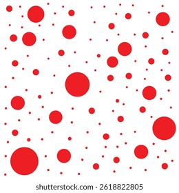 Random dots, circles. Dotted, speckles pattern. Pointillist, pointillism background. Stipple, stippling texture. Vector isolated on white background. EPS 10 .