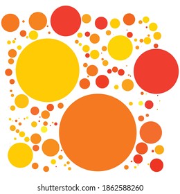 Random-Punkte, Kreise, Polka-Punkte-Element