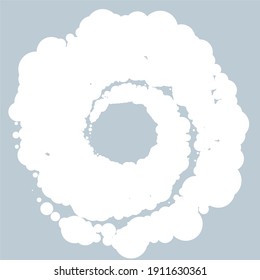 Random dots, circles spiral, swirl, twirl