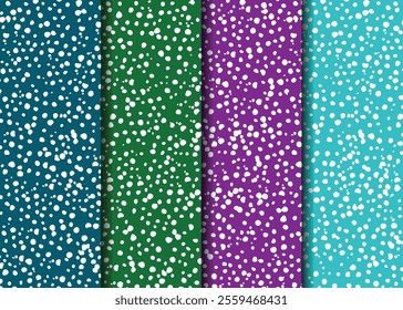 Random dots with colorful background