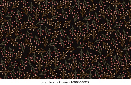 Random dots pattern in dark background 