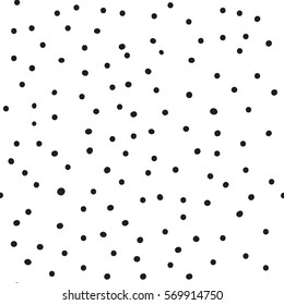 Random Dots Pattern, Vector Illustration