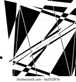 Random edgy artistic vector illustration