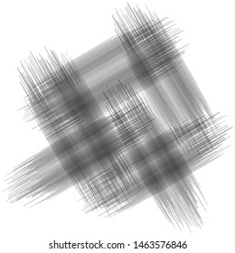 Random edgy lines parallel and intersecting fashion. Random geometric lines