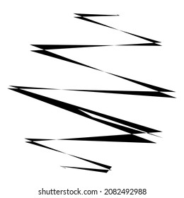 Random geometric abstract art element. Shattered texture