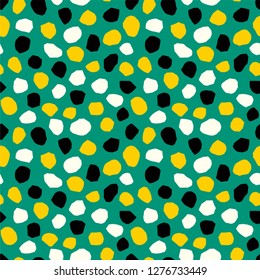 Random geometric background. Seamless pattern. Vector.