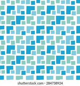 Random geometric background. Seamless pattern.Vector.