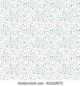 Random geometric background. Seamless pattern.Vector.