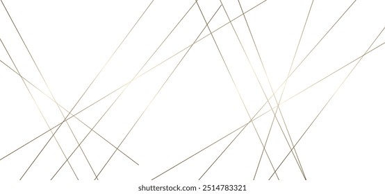 Random geometric line pattern on a transparent background. Random line low poly pattern. abstract seamless line vector. Random chaotic lines abstract geometric patterns of modern design.