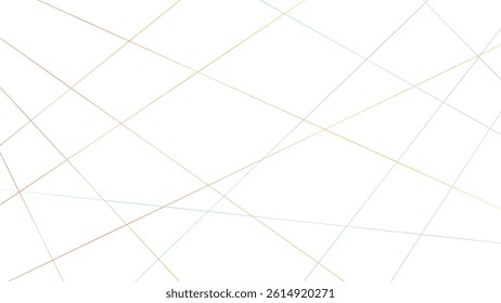 Random geometric line pattern on a transparent background. Random line low poly pattern. abstract seamless line vector. Random chaotic lines abstract geometric patterns of modern design.