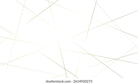 Random geometric line pattern on a transparent background. Random line low poly pattern. abstract seamless line vector. Random chaotic lines abstract geometric patterns of modern design.