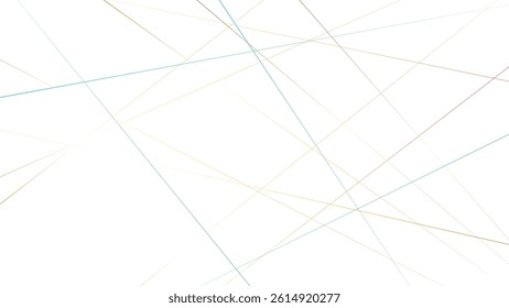 Random geometric line pattern on a transparent background. Random line low poly pattern. abstract seamless line vector. Random chaotic lines abstract geometric patterns of modern design.