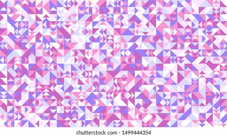 Random geometrical triangle mosaic pattern background design - abstract vector illustration