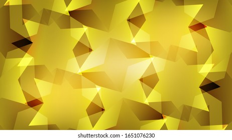 Estrella dorada aleatoria con fondo de malla degradada, agradable para papel tapiz, banner o tarjeta