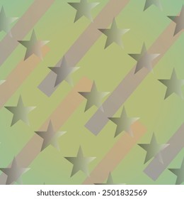random gradient background. a combination of striped stars 