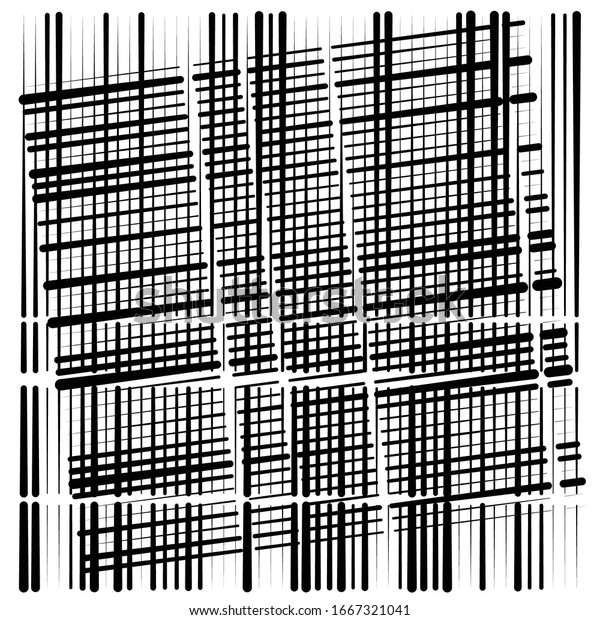 random grid, mesh pattern. grating, trellis\
texture. intermittent, interrupt lines lattice. intersecting\
segmented stripes. dashed crossing streaks design. abstract\
geometric illustration