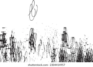 Random grunge scribbles drawing and writing background. Grunge abstract backdrops made of chaotic hand drawn scribble sketch burst texture. Sketchy school notebook ink drawing doodles.
