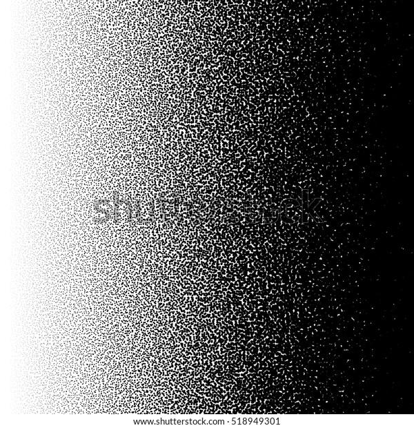 Random halftone, pointillism pattern - Irregular\
dots abstract monochrome\
halftone