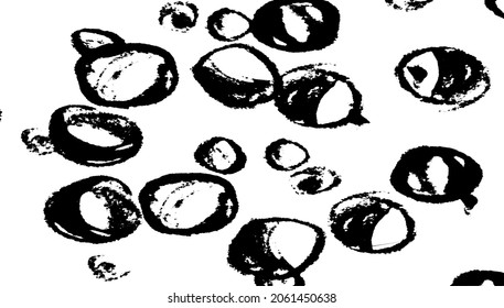 Random hand drawn figures texture. Abstract pattern. Grunge textured effect. Black isolated on white background.Vector illustration. EPS10.