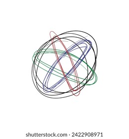 Random Hand Drawn Scribble Doodle symbols Vector Random Hand drawn doodles icon