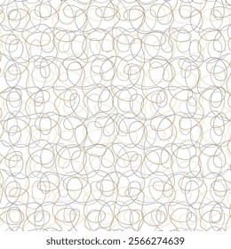 Random hand drawn scribble seamless pattern