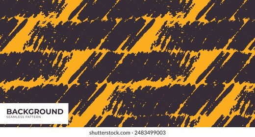 Escritura al azar, negro sobre amarillo. Ilustración vectorial. Adorno de garabato grunge. Rayas Horizontales a lápiz. Abstracción para el fondo, textiles deportivos, embalaje, Fondo de pantalla