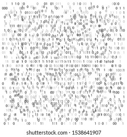 Random Hex and binary code, Isolated on white for you web, internet data background