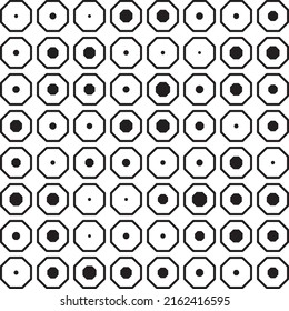 Random Hexagon seamless pattern, Vector seamless pattern. Geometric seamless pattern